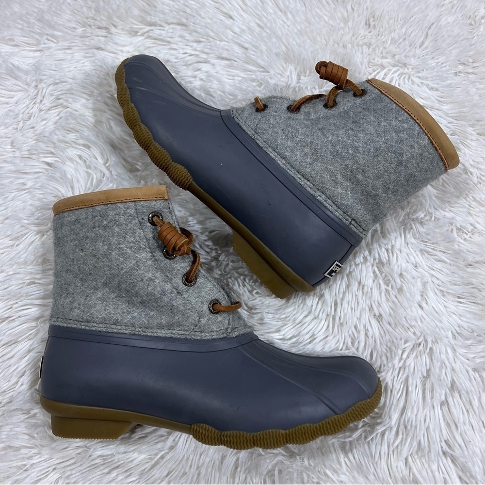 Sperry Women's Saltwater Wool Embossed Duck Boot w/ Thinsulate™ Size 5 - Picture 5 of 13